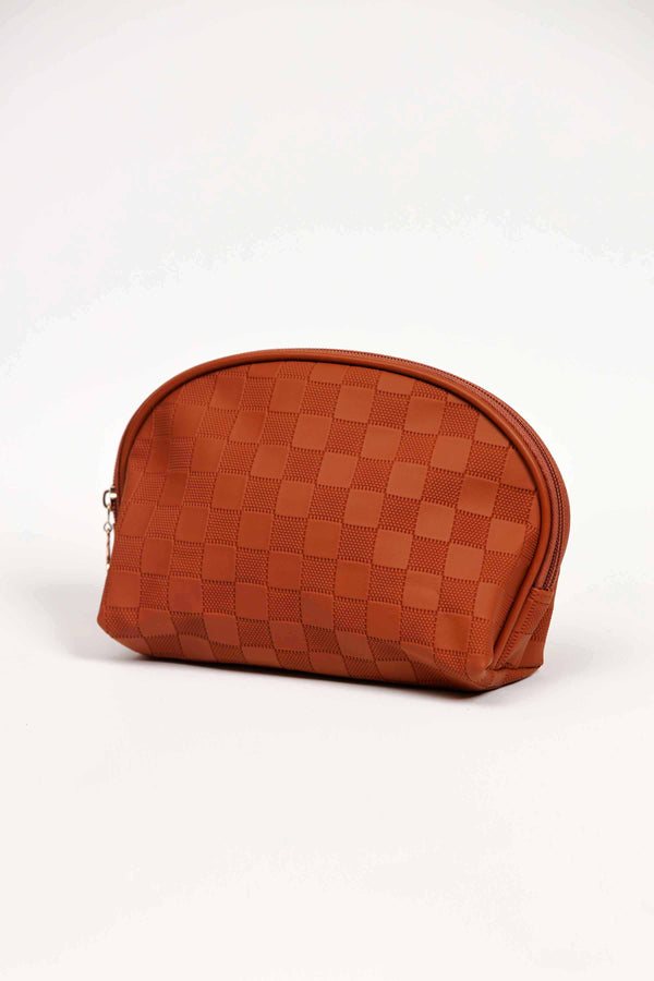 Women Brown Vanity Bag