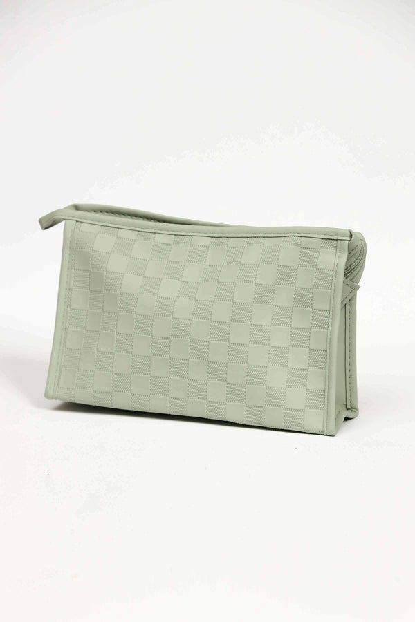 Women Green Vanity Bag