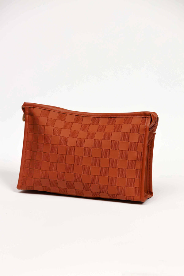 Women Brown Vanity Bag