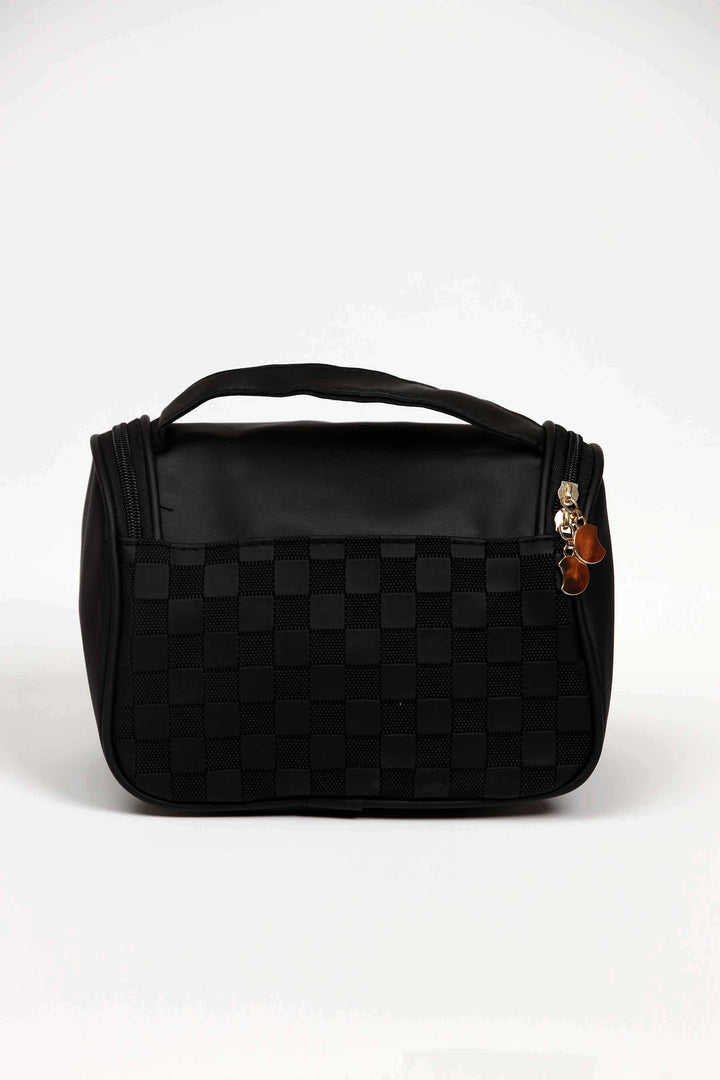 Women Black Vanity Bag