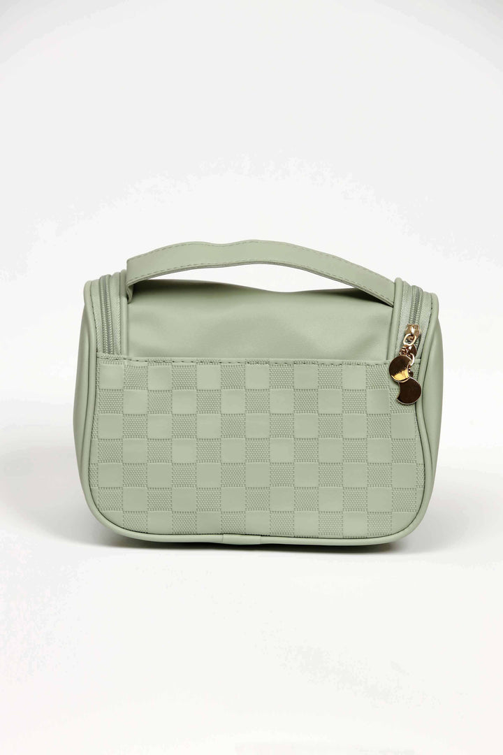 Women Green Vanity Bag