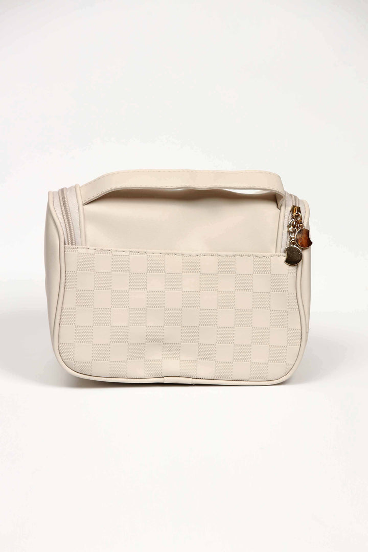 Women White Vanity Bag