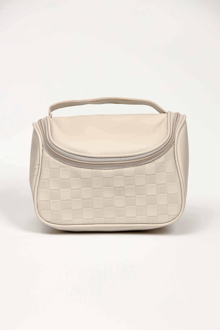 Women White Vanity Bag