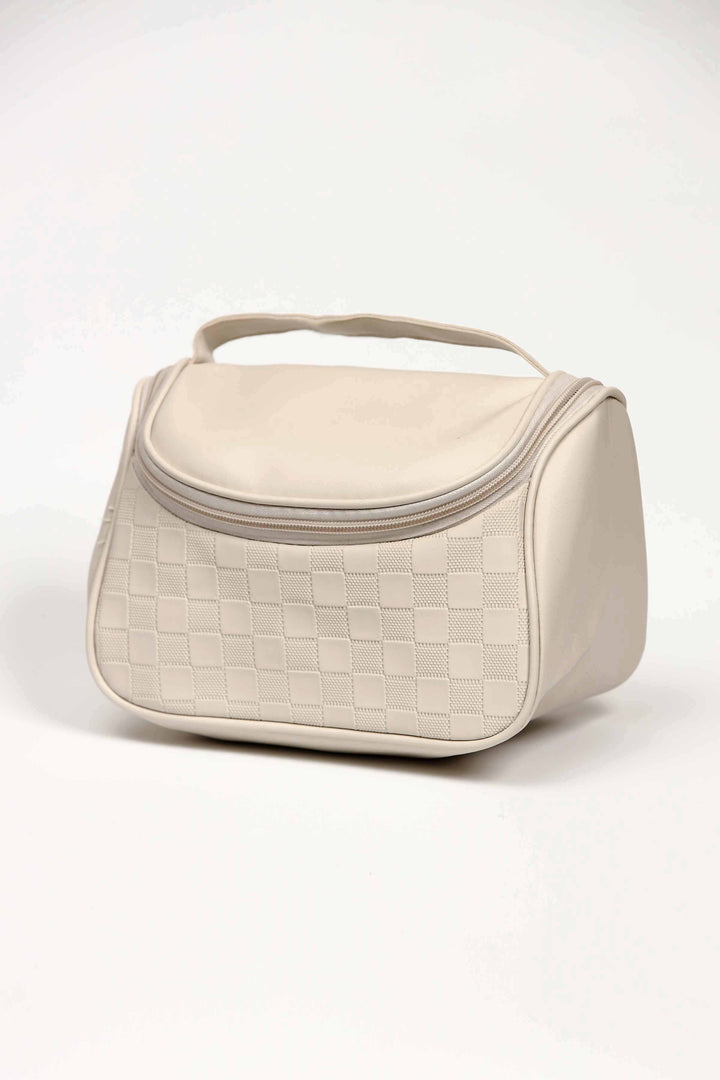 Women White Vanity Bag