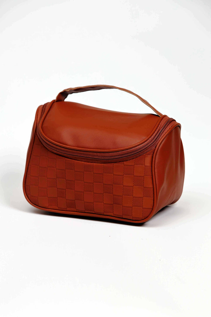 Women Brown Vanity Bag