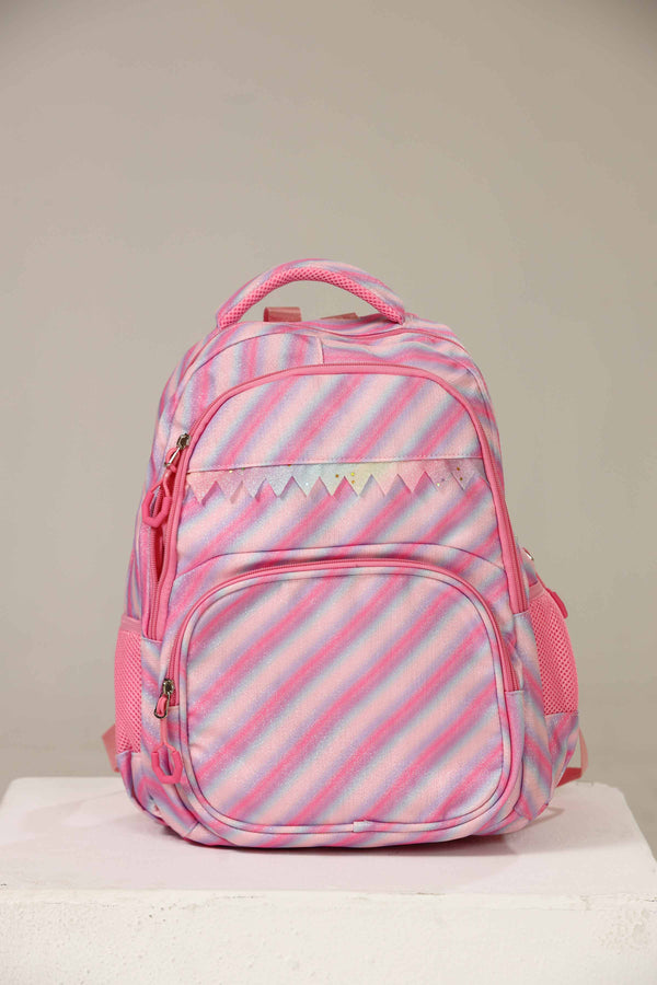 Pink Stripe Back Pack-437622105