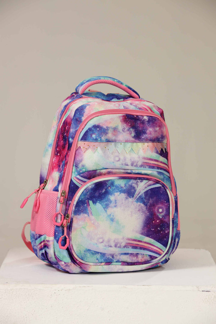 Women Blue & Purple Back Pack