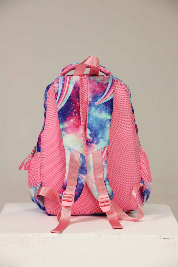 Women Pink & Purple Back Pack