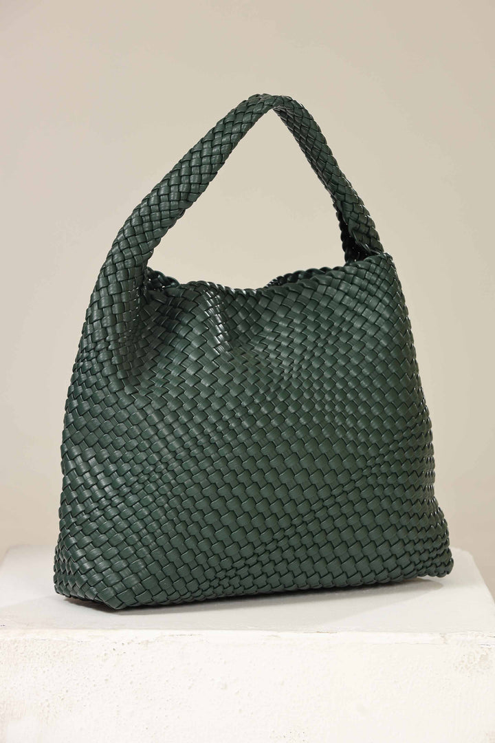 Women Dark Green Hand Bag