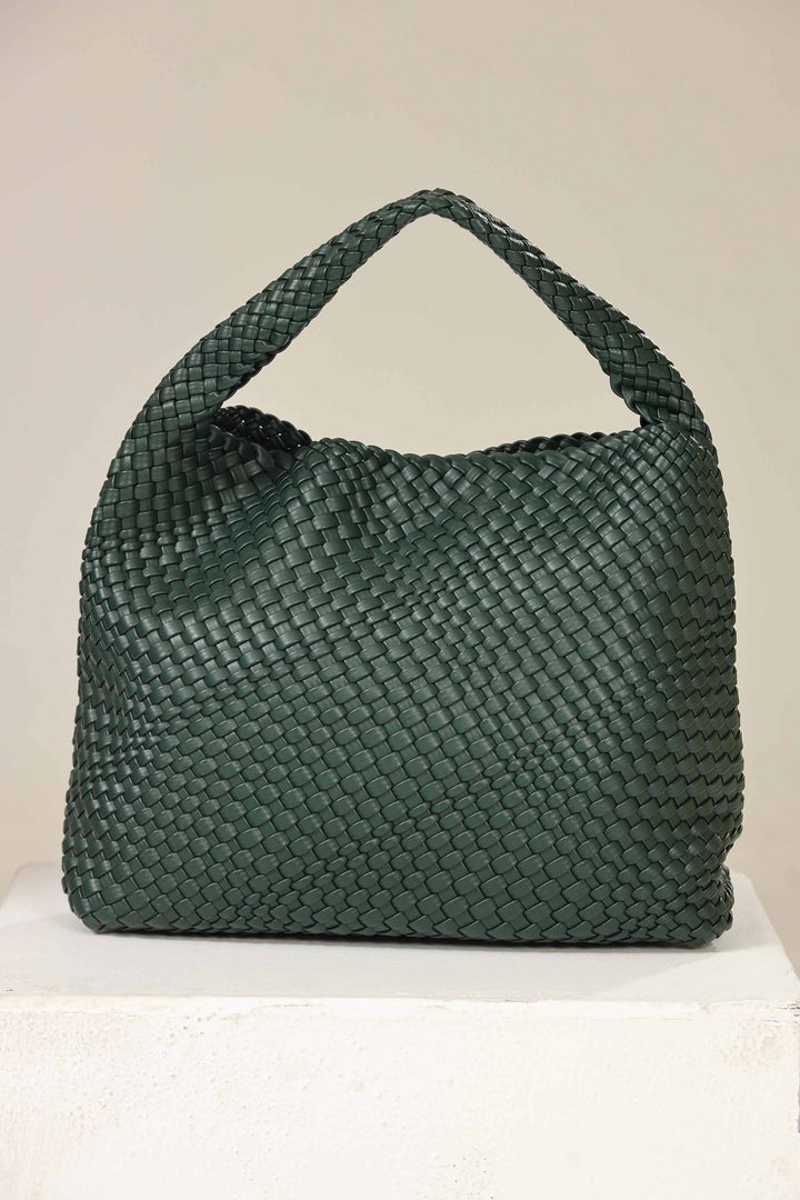 Women Dark Green Hand Bag