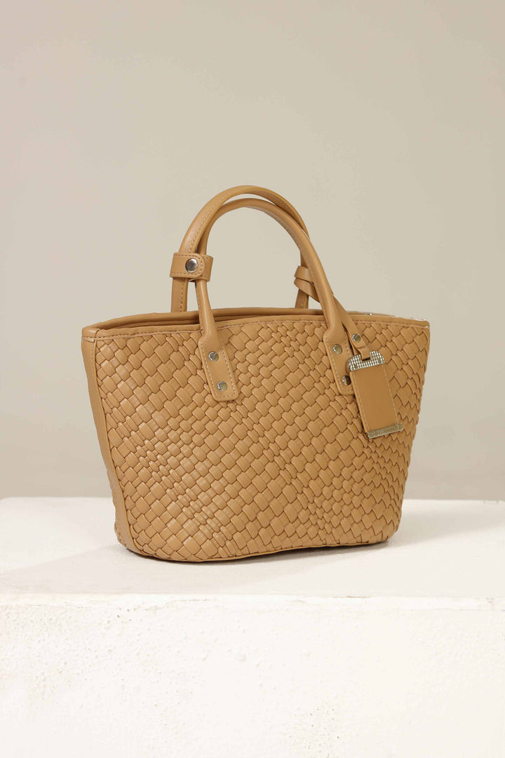 Women Beige Shoulder Bag