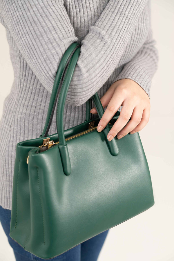 Dark Green Shoulder Bag-438302104