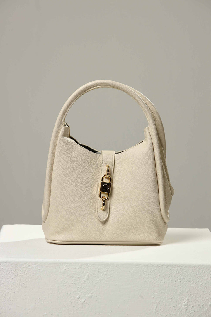 Women Beige Shoulder Bag