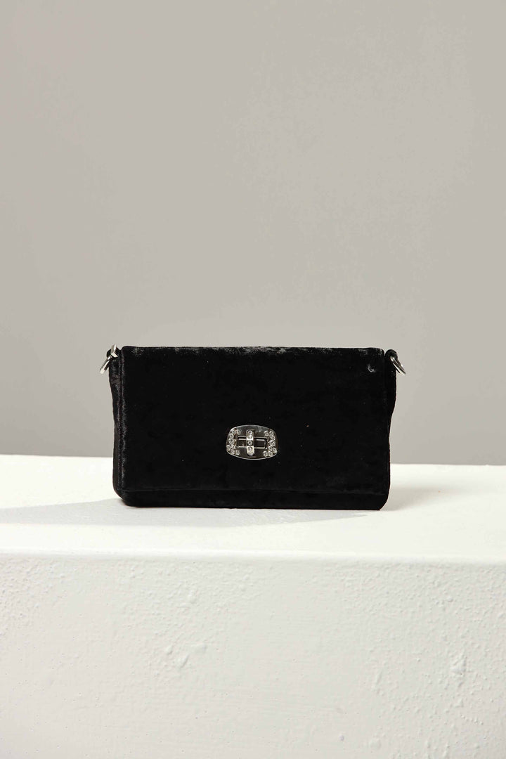 Women Black Clutch