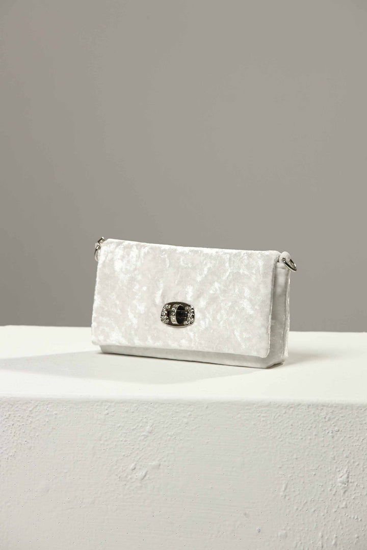 Women White Clutch