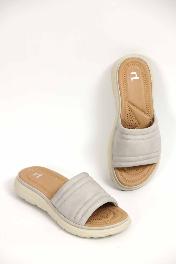 Women Beige Chappal