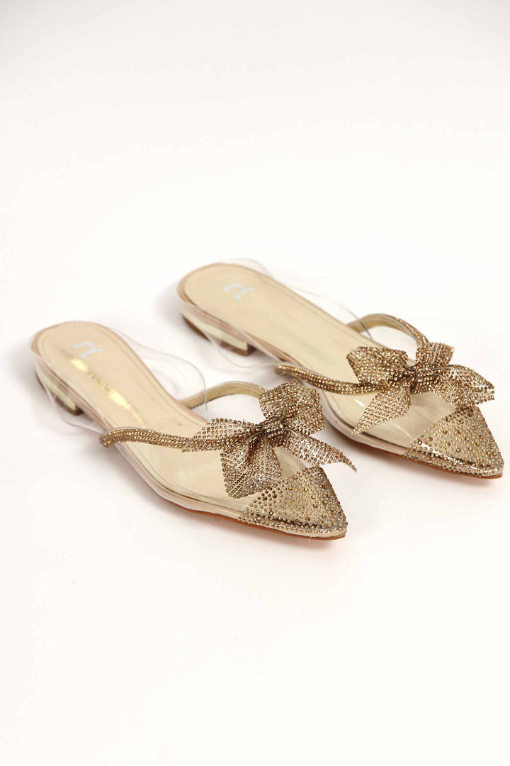 Women Golden Brown Sandals