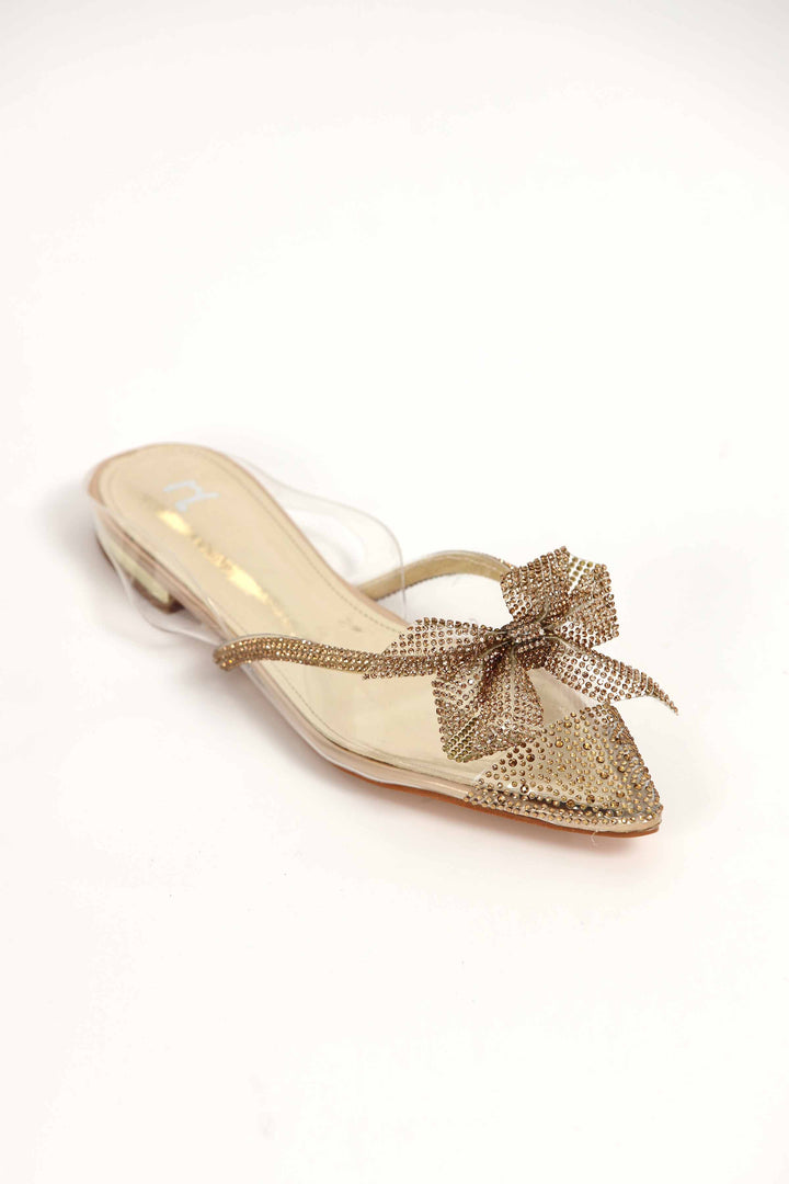 Women Golden Brown Sandals