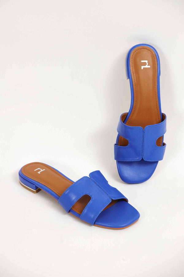 Women Blue Chappal