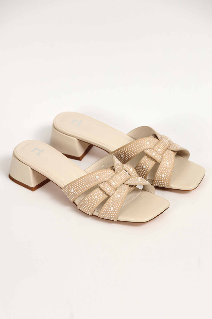 Women Beige Chappal