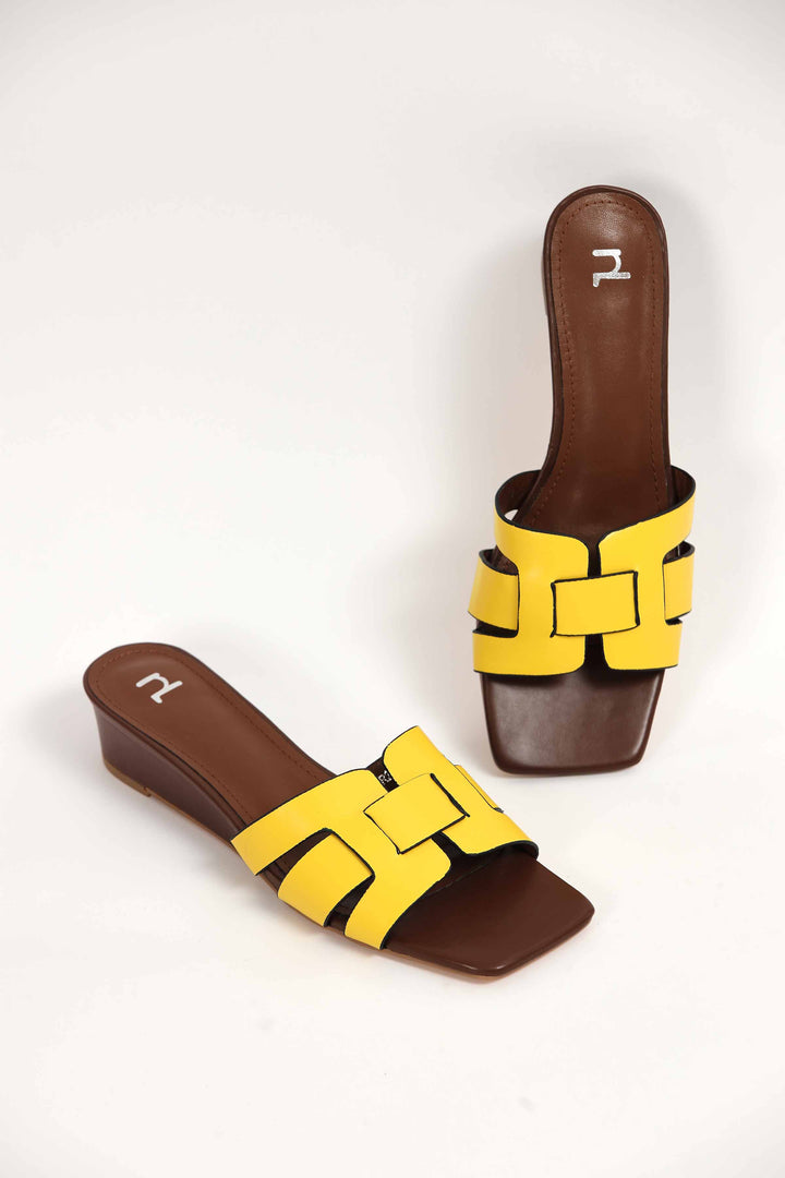 Women Yellow Chappal