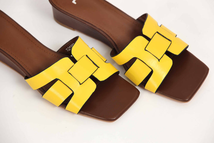 Women Yellow Chappal