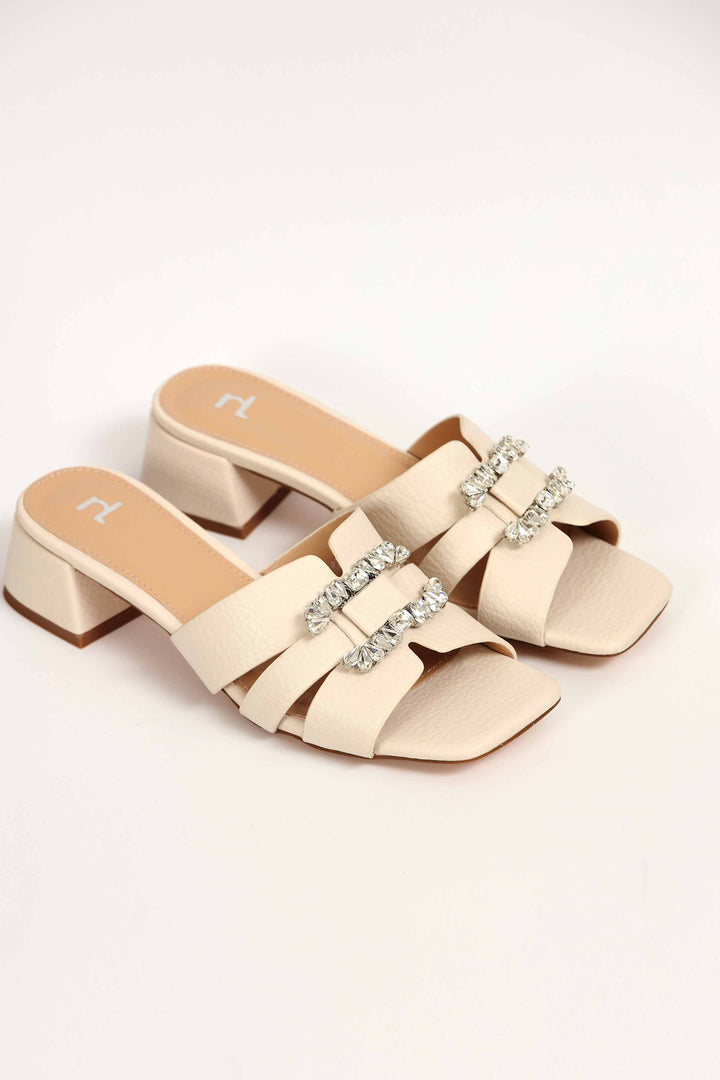 Women Beige Chappal