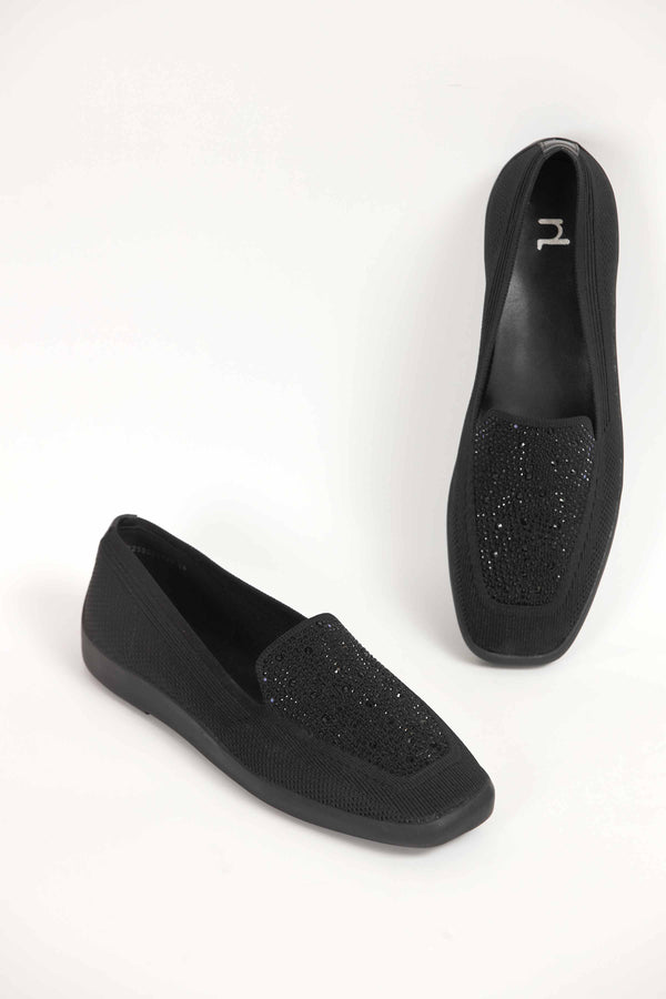 Women Black Loafers