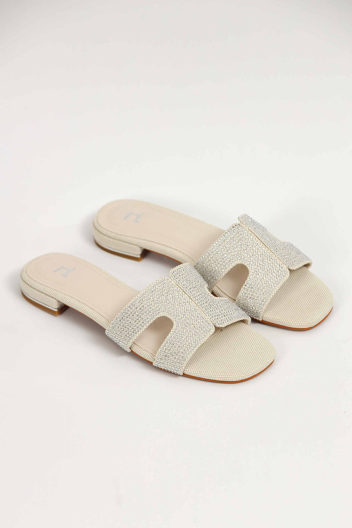 Women Beige Chappal