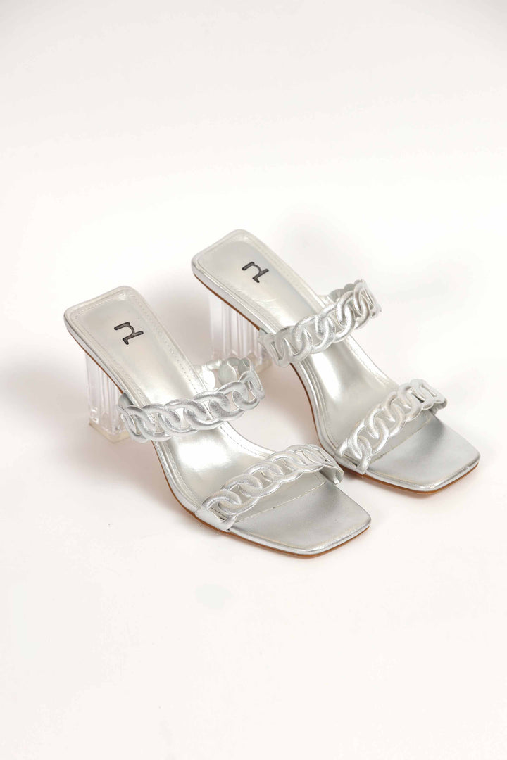 Women Silver Chappal