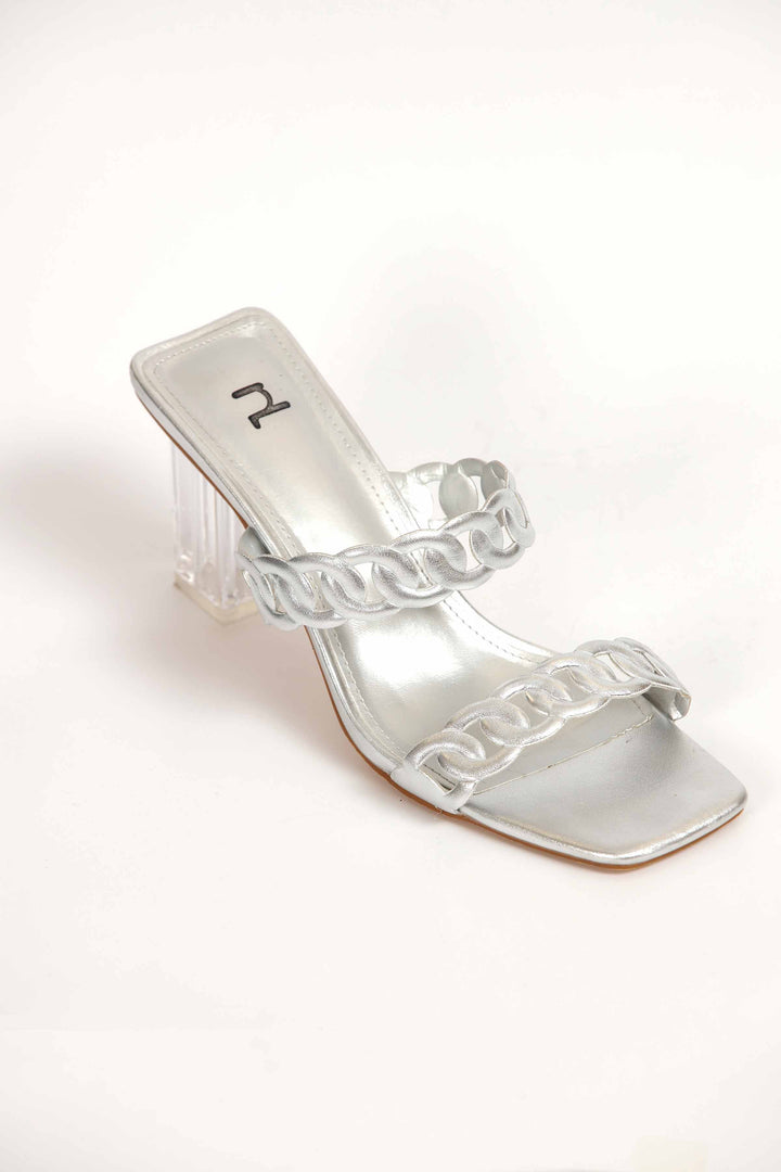 Women Silver Chappal