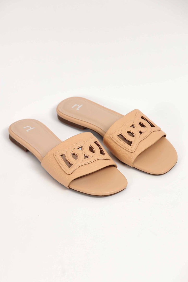 Women Beige Chappal