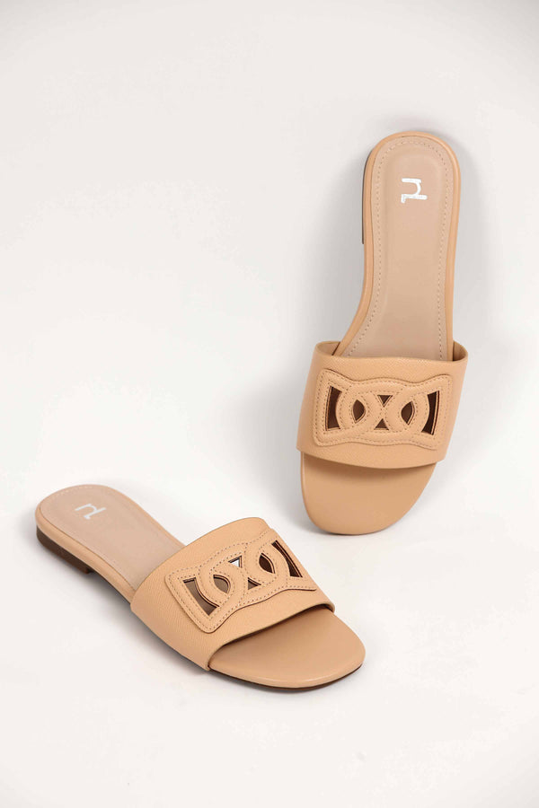 Women Beige Chappal