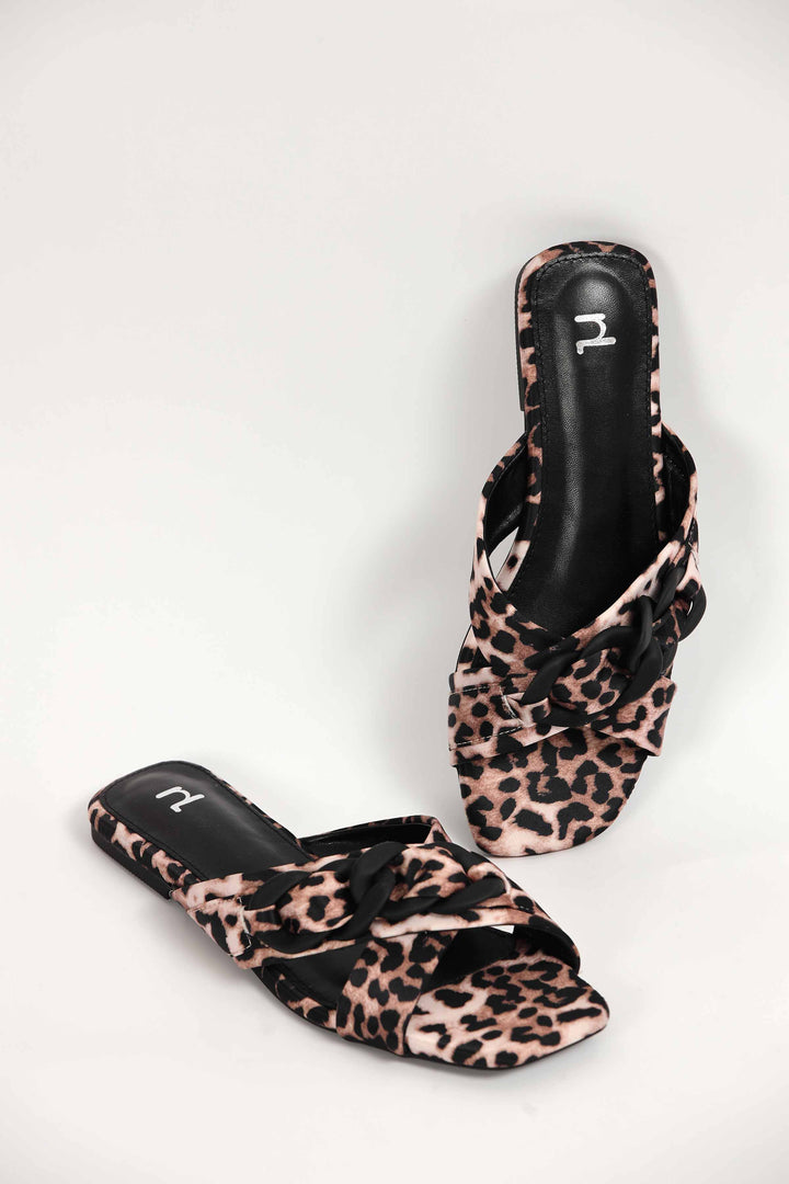 Women Light Leopard Chappal