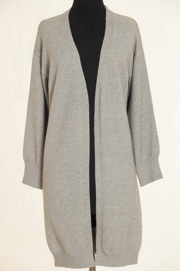 Women Light Grey Long Sweater