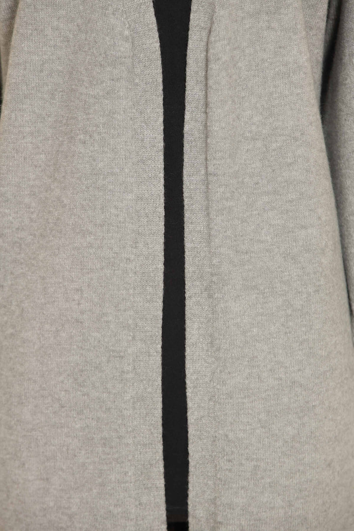 Women Light Grey Long Sweater