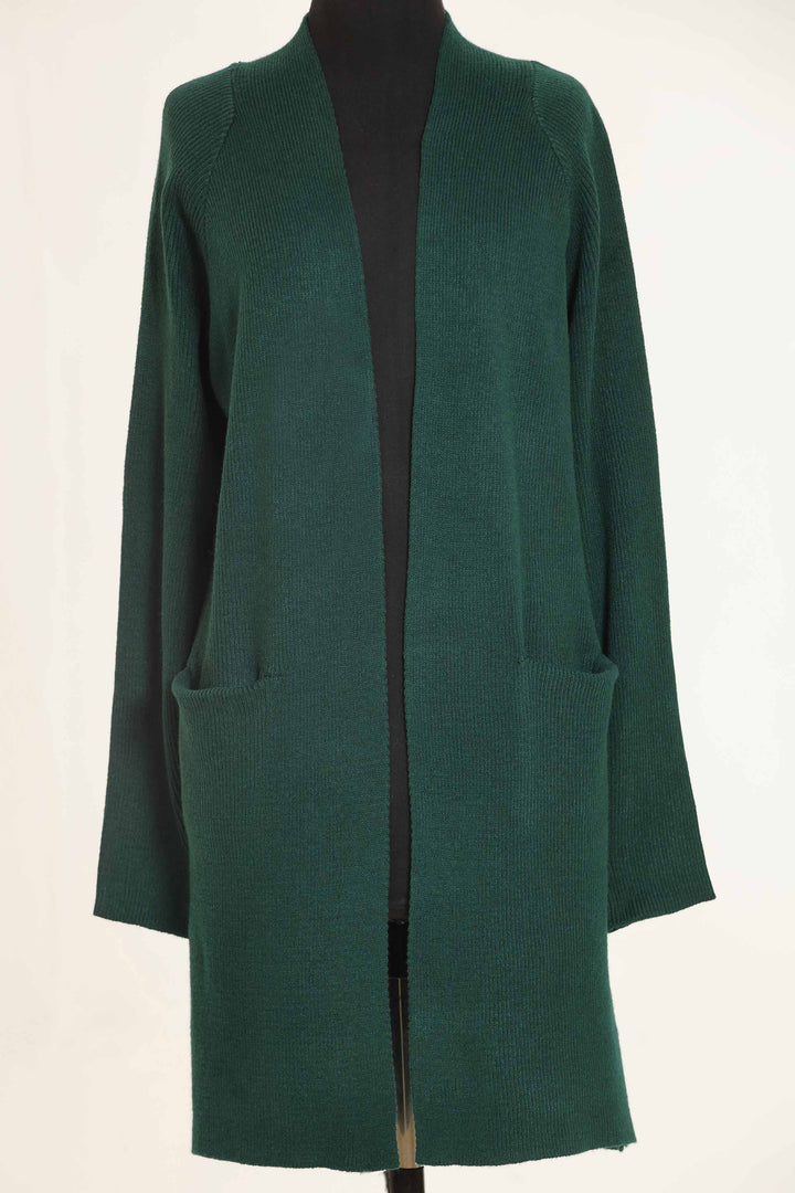 Women Green Long Sweater