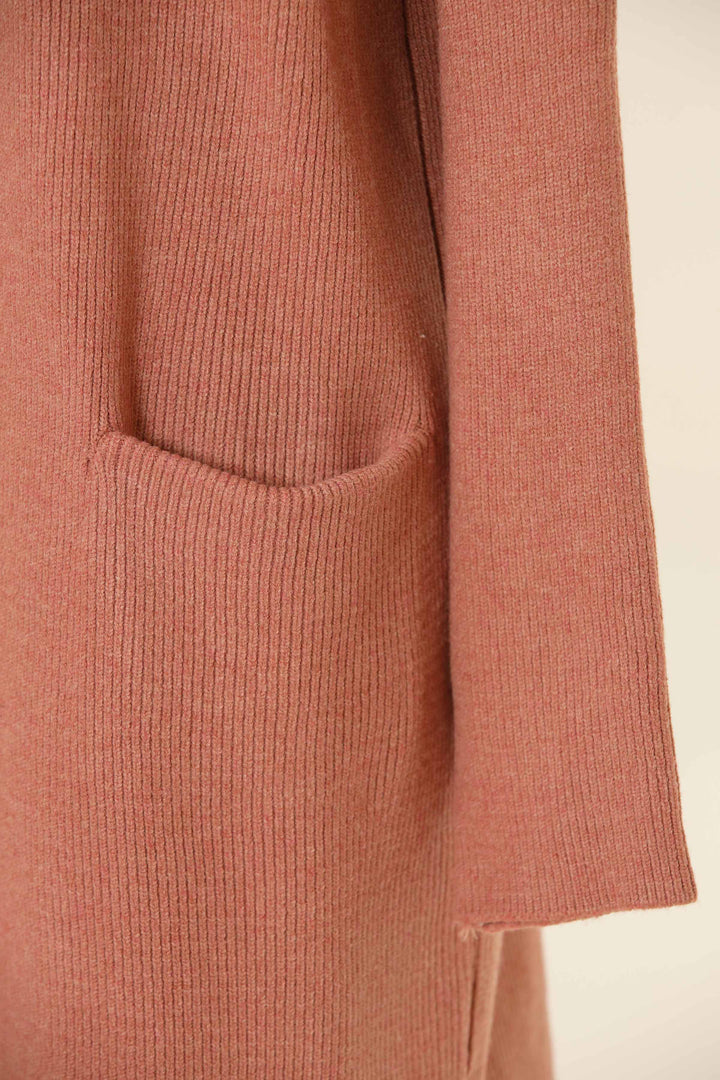 Women Pink Long Sweater