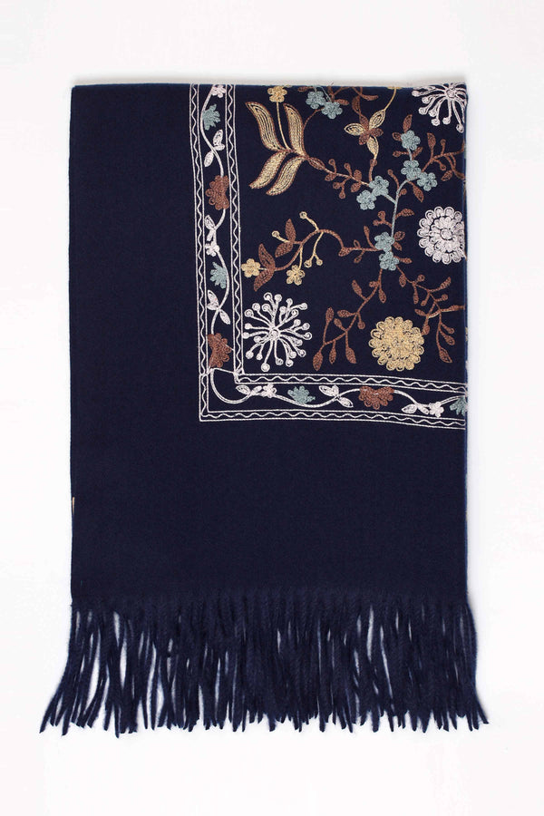 Navy Women Shawl