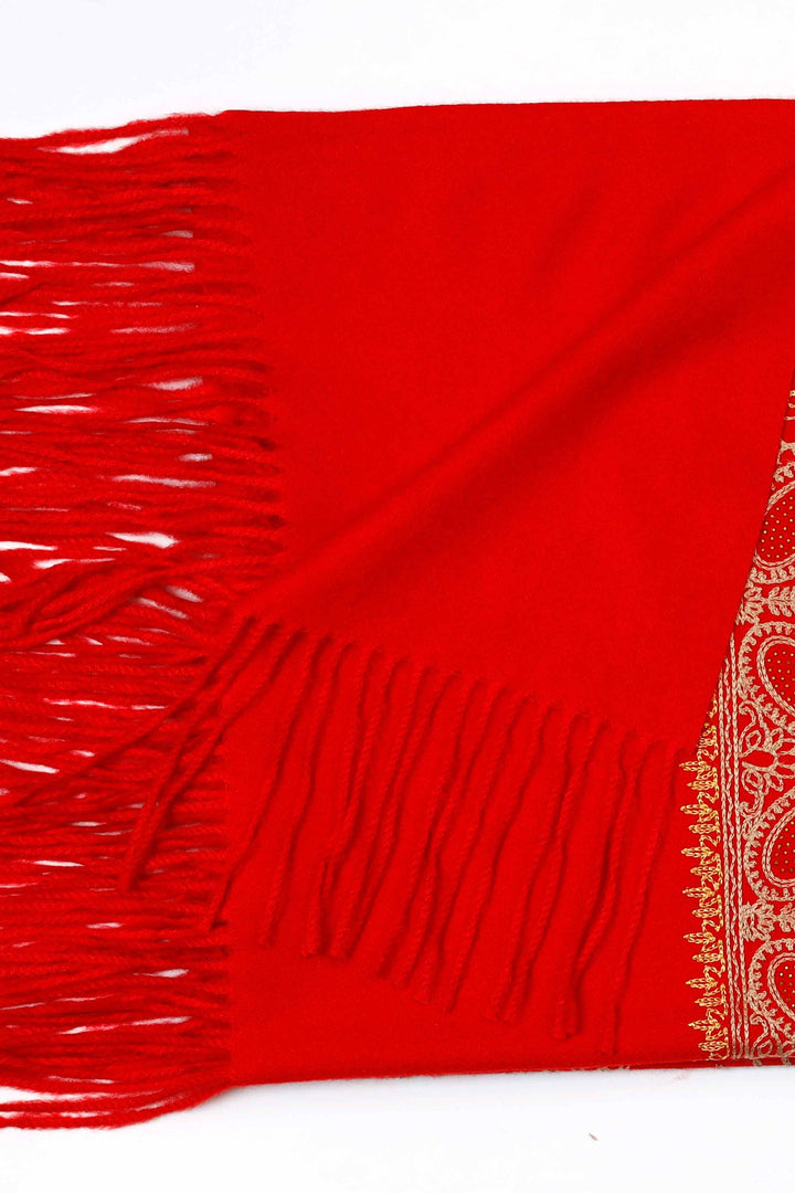 Red Women Shawl