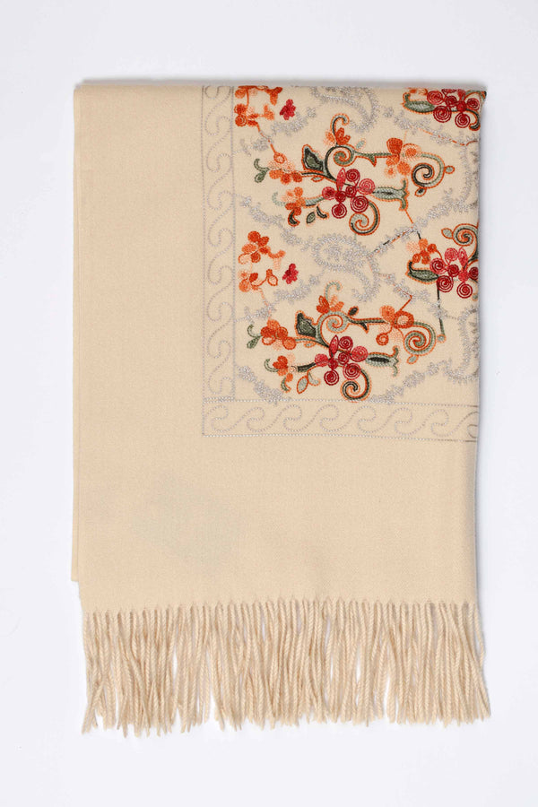 Beige Women Shawl