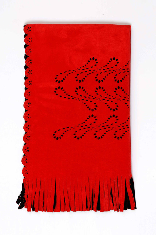 Red Women Shawl