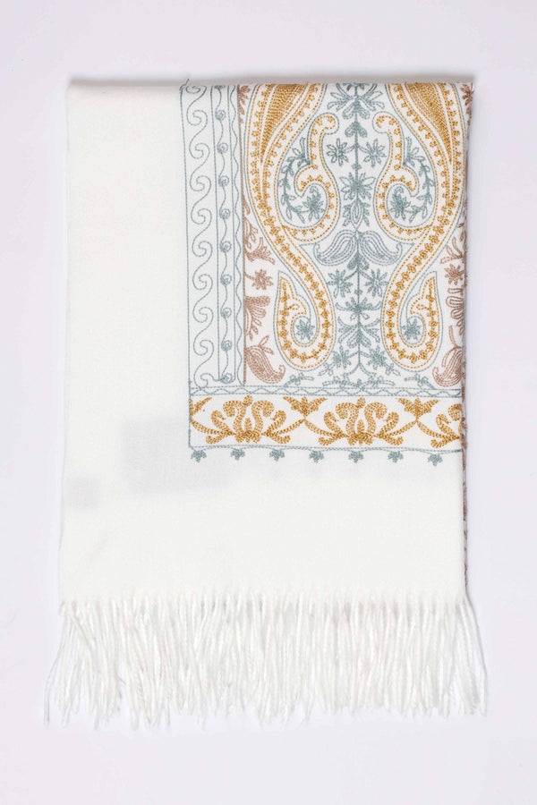 Off White Women Shawl