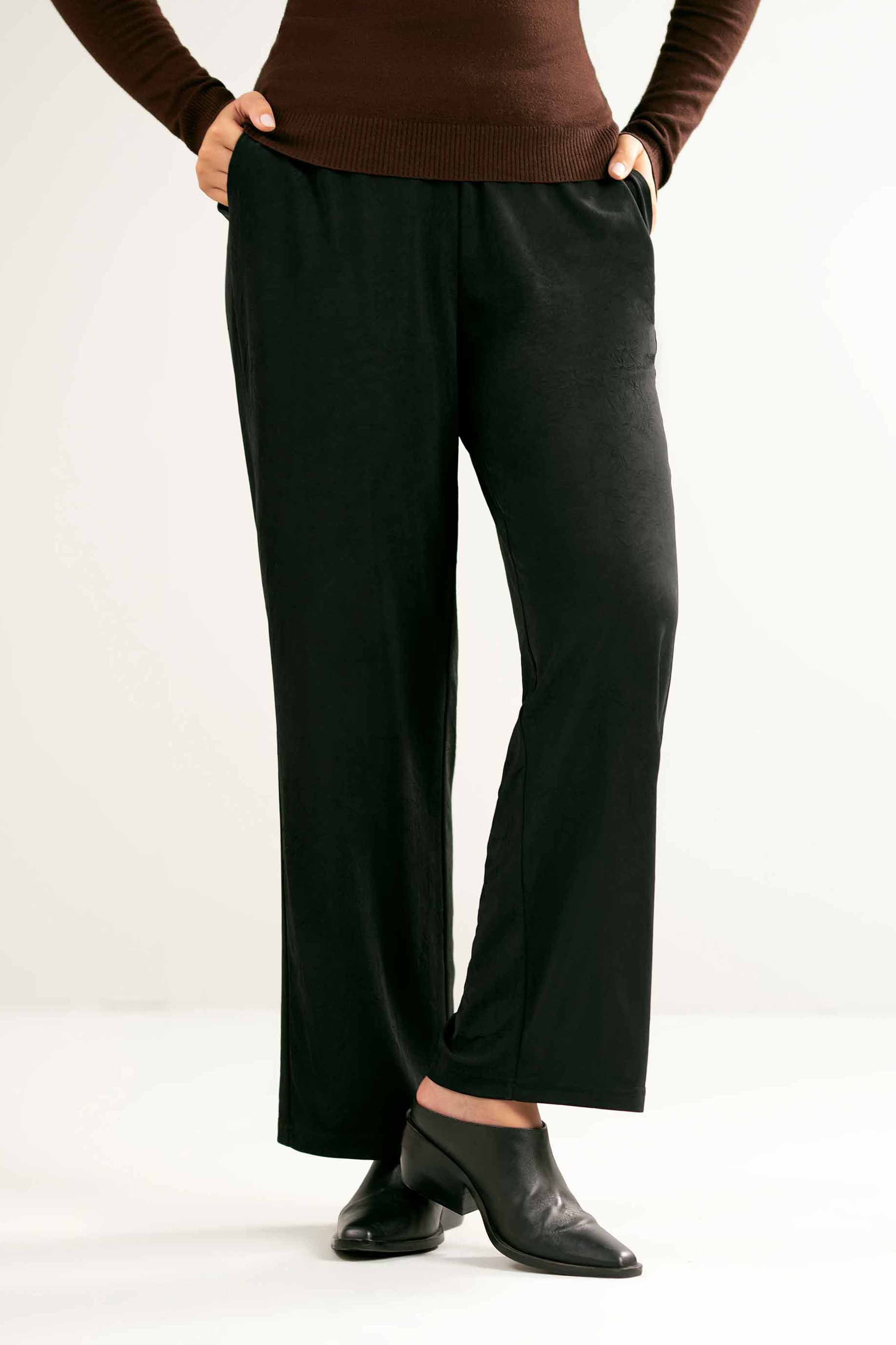 Black Women Pant-440470103 for Women - Pret Collection | Nishat | Shop Online