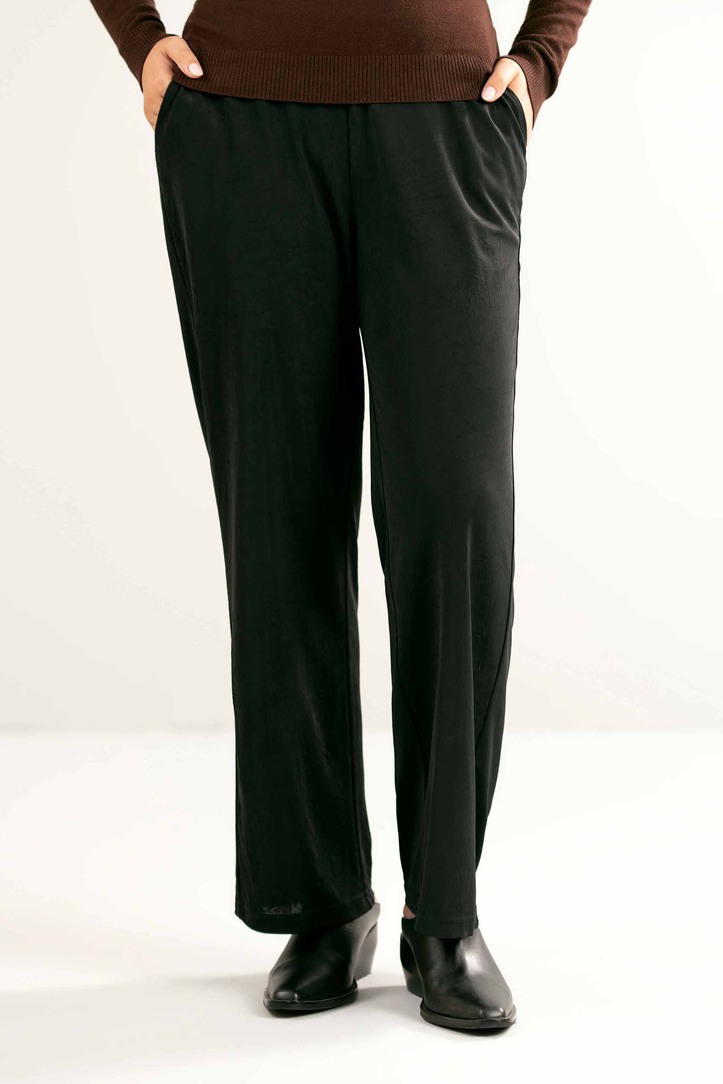 Black Women Pant-440470103 for Women - Pret Collection | Nishat | Shop Online
