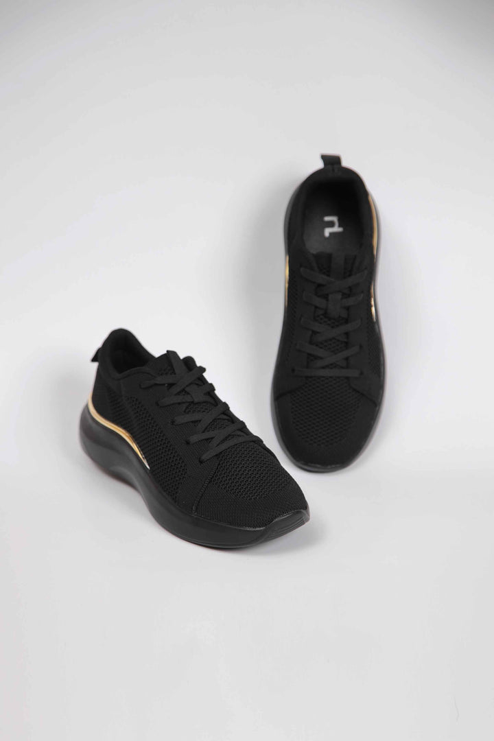 Women Black Canvas Shoes