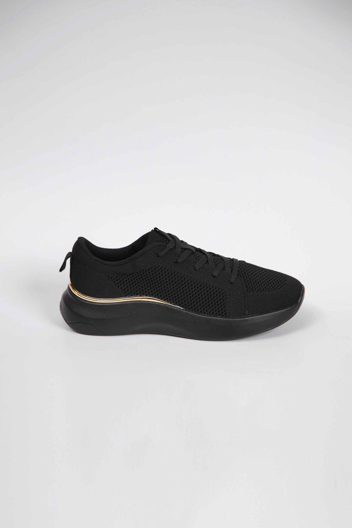 Women Black Canvas Shoes