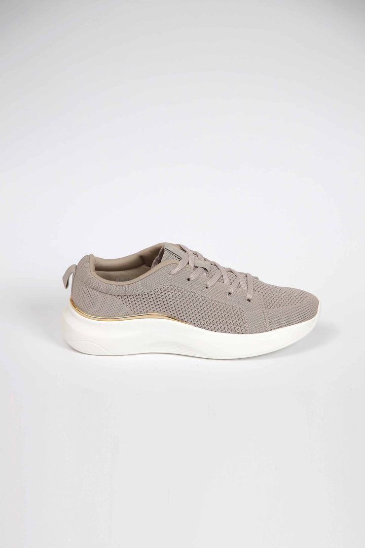 Women Beige Canvas Shoes