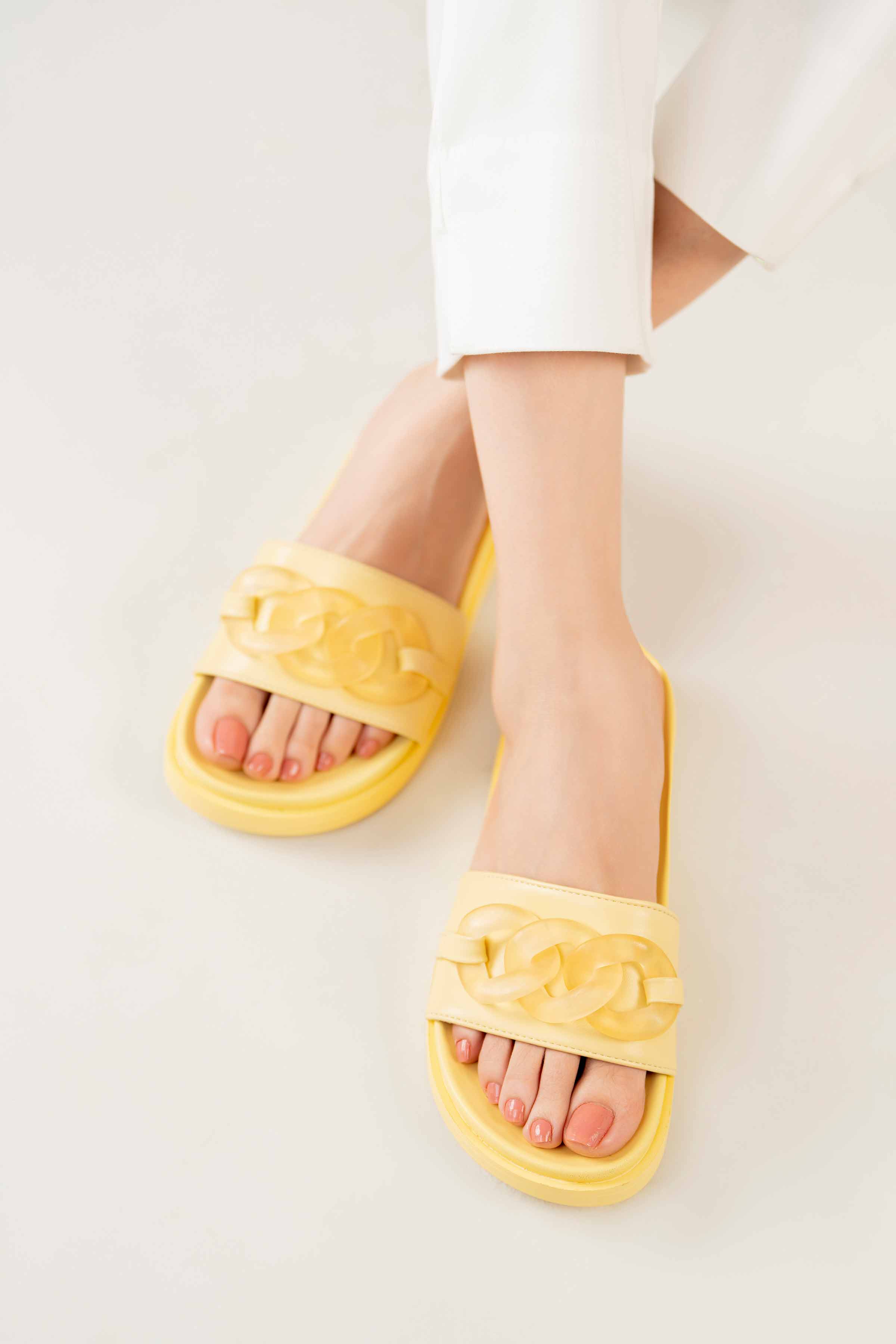 Yellow Chappal-440542902 for Women - Fashion Collection | Nishat | Shop Online