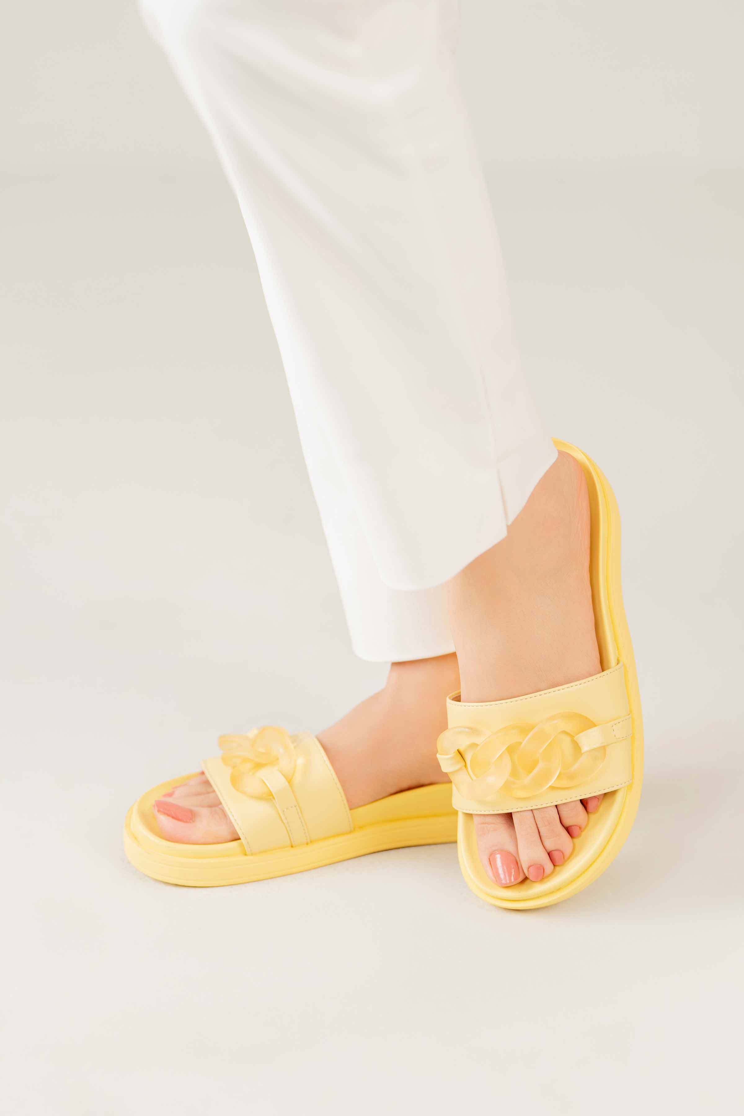 Yellow Chappal-440542902 for Women - Fashion Collection | Nishat | Shop Online